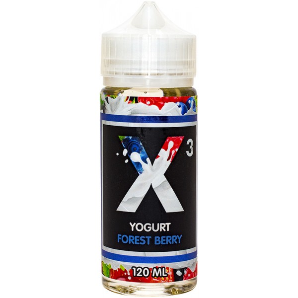 Купить жидкость X-3 YOGHURT 120мл для электронных сигарет 