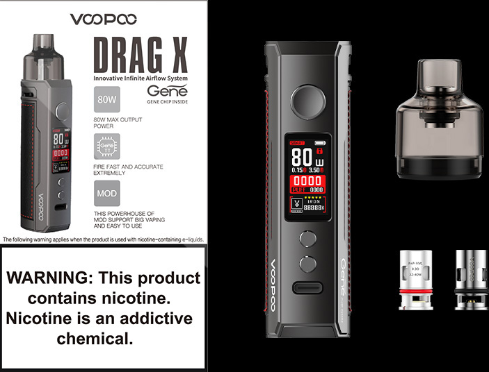 Купить электронную сигарету Voopoo Drag X