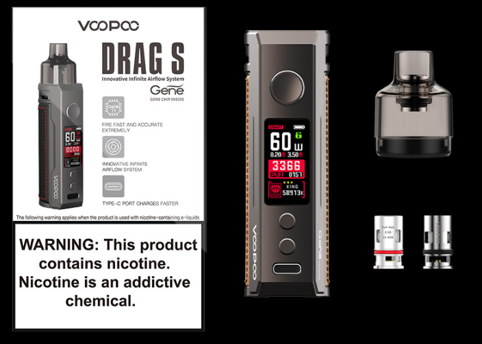 Купить электронную сигарету Voopoo Drag S